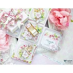 Бумага 30х30 см "White Roses. Christening 2" (ScrapAndMe) Бумага 30х30 см "White Roses. Christening 2" (ScrapAndMe)