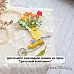 Нож "Цветочный комплимент. Сапожок с одуванчиками", 4х5 см (ScrapMania)
