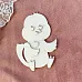 Заготовка для тиснения "Цыпленок", 7х10 см (LeoMammy)