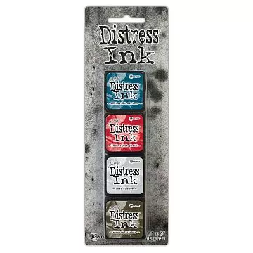 Набор штемпельных подушечек Distress mini kit 18 (Ranger)