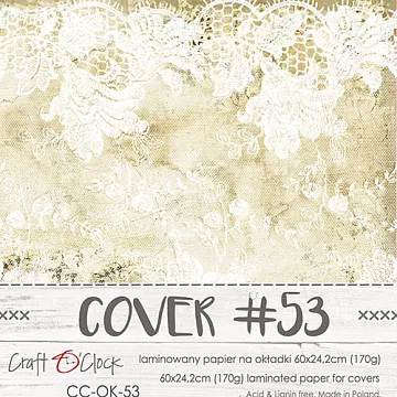 Обложка для альбома "Винтажное кружево", 24х60 см (CraftO'clock)