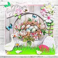 Набор ножей для вырубки "Цветочный. Фантазия" (Мarianne Design)