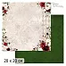 20х20 Бумага "Марсала. Дизайн 5" (ScrapMania)