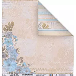 Бумага "Цветочный. Голубые цветы" (Mr.Painter) Бумага "Цветочный. Голубые цветы" (Mr.Painter)