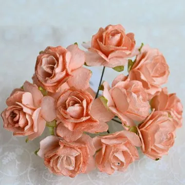 Букет кудрявых роз "Светло-оранжевые", 10 шт (Craft)