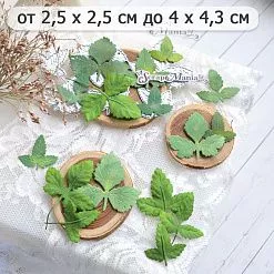 Нож "Княженика. Листья", 4х4,3 см (ScrapMania)