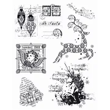 Набор штампов "Новогодние мотивы" (Viva Decor)