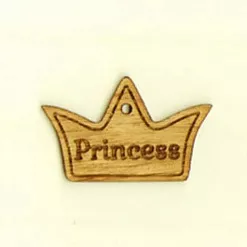 Деревянное украшение "Бирочка. Princess" (Salvadorica)