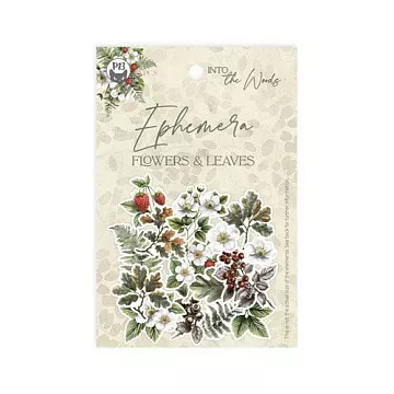Набор высечек "Into the Woods. Цветы и листья", 15 шт (Piatek13)