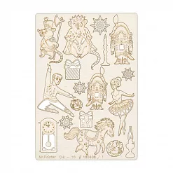 Набор украшений из чипборда "Щелкунчик" (Mr.Painter)