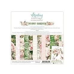 Набор бумаги 15х15 см "Peony garden", 24 листа (Mintay)