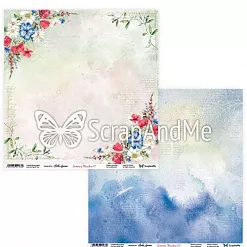 Бумага 30х30 "Summer meadow 01/02" (ScrapAndMe)
