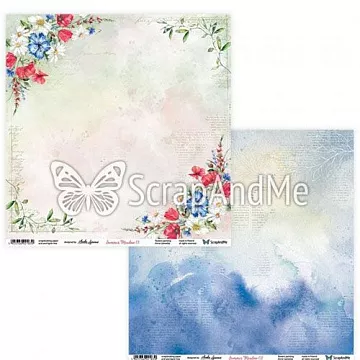 Бумага 30х30 "Summer meadow 01/02" (ScrapAndMe)