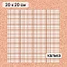 Калька 20х20 см "Снежинки-мандаринки 24", плотность 110 гр/м2 (ScrapMania)