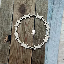 Украшение из чипборда "Кольцо из колючей проволоки" (LeoMammy)
