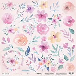 Бумага "Gentle Morning. Цветы" (Скрапмир) Бумага "Gentle Morning. Цветы" (Скрапмир)
