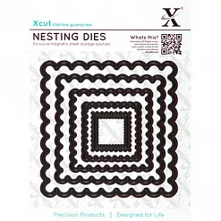 Набор ножей для вырубки "Волнистые квадраты" (DoCrafts)