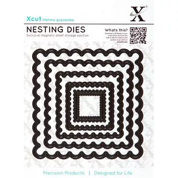 Набор ножей для вырубки "Волнистые квадраты" (DoCrafts)