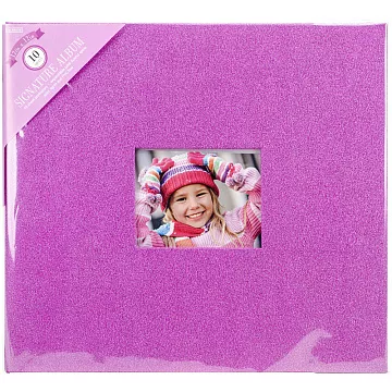 Альбом 30х30 см "Pink" с глиттером
