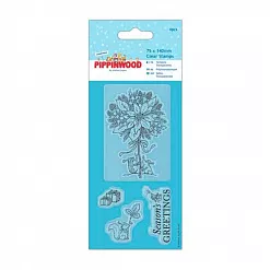 Набор штампов "Пуансеттия" (DoCrafts) Набор штампов "Пуансеттия" (DoCrafts)