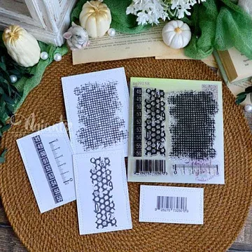 Штамп "Грани измерения", 9х6,4 см (AgiArt)