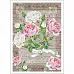 Тканевая карточка мини "Цветочная нежность. Розы" (ScrapMania)
