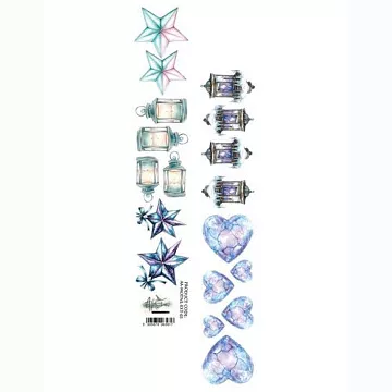 Бумага 6х30 см "Magic of the Northern Lights 03" (Alchemy of Art)