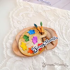 Нож "Школьная жизнь. Урок рисования", 4,1х5,1 см (ScrapMania)