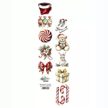 Бумага 6х30 см "Wonderful Christmas Time 03" (Alchemy of Art)