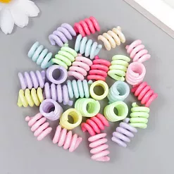 Набор акриловых украшений "Пружинки пастель", 1,8х1,2 см, 35 шт (АртУзор) Набор акриловых украшений "Пружинки пастель", 1,8х1,2 см, 35 шт (АртУзор)