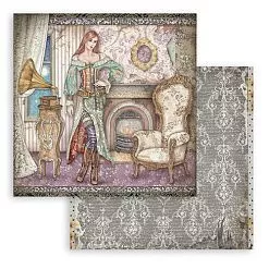 УЦЕНКА Бумага 30х30 см "Lady vagabond. Gramophone" (Stamperia)