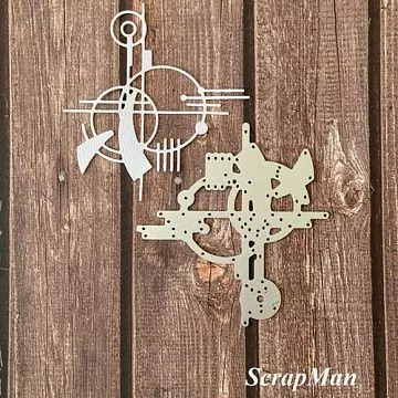 Нож "Геометрия 12", 7х8 см (Scrapman)