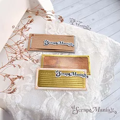 Нож "Архивные материалы. Табличка", 3,4х7,5 см (ScrapMania)