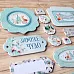 Набор цветного чипборда "Этника новогодняя" (ScrapMania)