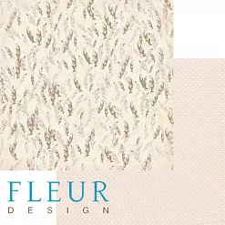 Бумага "Зарисовки весны. Перья" (Fleur-design)
