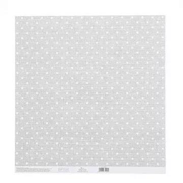 Бумага 30х30 см на клеевой основе "Горошек" (АртУзор)