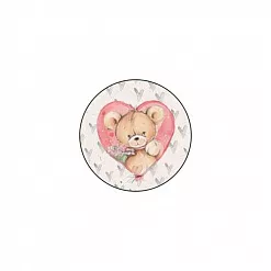 Фишка "Медвежата. Пусть сбываются мечты. Сердце" (ScrapMania)