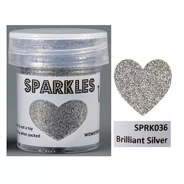 Глиттер "Brilliant Silver. Серебряный бриллиант" (WOW)