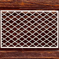 Украшение из чипборда "Сетка из ромбов" (AL)