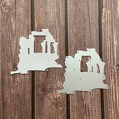 Нож "Руины. Египта 1", 7,2х8 см (Scrapman)