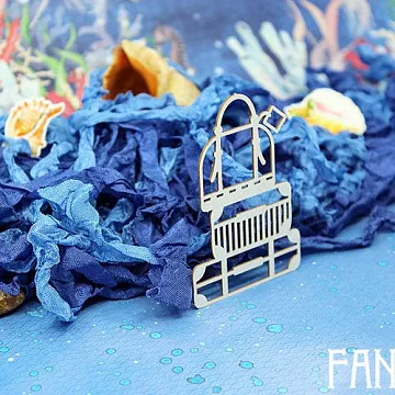 Украшение из чипборда "Чемоданы 1475" (Fantasy)