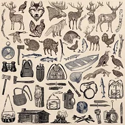 Бумага "Дневник туриста. Жизнь путешественника" (ScrapMania) Бумага "Дневник туриста. Жизнь путешественника" (ScrapMania)