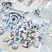 Набор высечек из ткани "Хрустальная звезда", 20 шт (RozeFlowers)