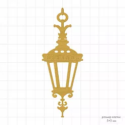 Нож "Фонарь", 2,5х6 см (Mr.Painter)