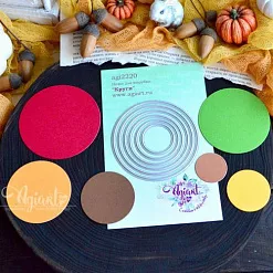 Нож "Круги", 7,2х7,2 см (AgiArt) Нож "Круги", 7,2х7,2 см (AgiArt)