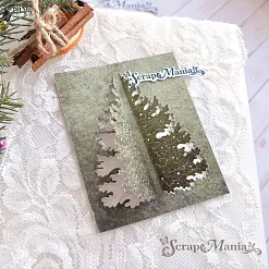 Нож "Открытка 3D. Средняя елка", 6х7,5 см (ScrapMania)