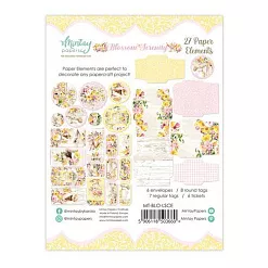 Набор вырубок "Blossom Serenity. Ярлыки", 27 шт (Mintay)