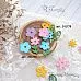 Нож "Полянка. Детские цветочки", 1,5х2,5 см (ScrapMania)