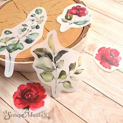 Набор высечек из веллума "Марсала" (ScrapMania)