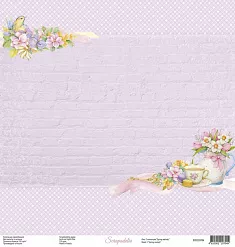 Бумага "Spring Melody. Лист 02" (Scrapodelie)